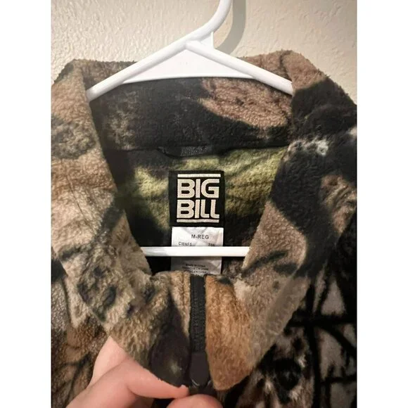 Women's Big Bill Camo Zip Up Jacket Size M [EXCELLENT] - Picture 2 of 3